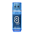 Флеш-накопитель Smartbuy Glossy 8GB USB2.0 пластик синий