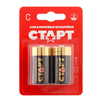 Батарейка Старт LR14 C BL2 Alkaline 1.5V (2/20/160) 