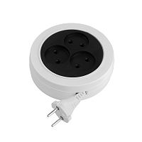 Удлинитель рулетка Volsten SR 3x3-R 3р.С/З 10A 3.0м ШВВП 2x0.75мм² IP20 (1/40)