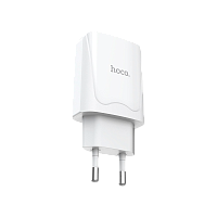 Сетевое З/У HOCO C52A 2USB 2.1A белый (1/21/126) 