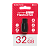 Флеш-накопитель Borofone Generous BUD2 32GB USB2.0 пластик черный красный (1/35/280)