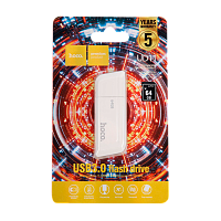 Флеш-накопитель HOCO Wise UD11 64GB USB3.0 пластик белый (1/25/200) 