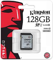 Карта памяти SD Kingston 128GB Class10 UHS-I (U1) 45 МБ/сек