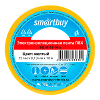 Изолента Smartbuy 15мм*10м ПВХ желтый