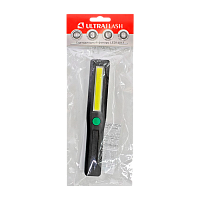 Фонарь ручной Ultraflash LED16012 LED+COB от батареек 3хААA 3 режима черный (1/20/120)