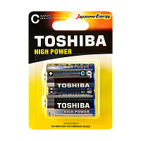 Батарейка Toshiba LR14 C BL2 Alkaline 1.5V (2/20/120)