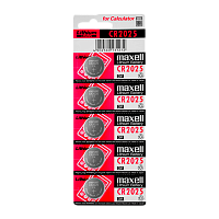 Батарейка Maxell CR2025 BL5 Lithium 3V (5/100/2000)