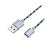 Кабель Borofone BX24 USB (m)-Lightning (m) 1.0м 2.4A нейлон серый (1/648)