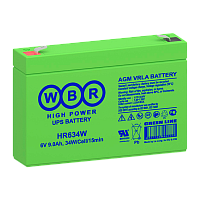 Аккумулятор свинцово-кислотный WBR HR634W 6V 9Ah