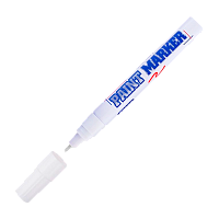 Маркер промышленный MunHwa PAINT MARKER PM-05 4.0мм нитрокраска белый (1/12/576) 