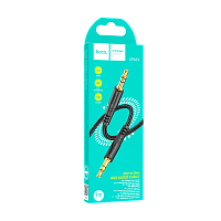 Кабель AUX HOCO UPA24 Jack 3.5mm (m)-Jack 3.5mm (m) 1м нейлон черный (1/420) 