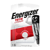 Батарейка Energizer CR1616 BL1 Lithium 3V (1/10/140) 