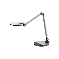 Светильник настольный Camelion KD-865 10W IP20 на основании сенс. серебряный (1/6)