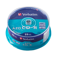Диск CD-R Verbatim DL 700MB 52x 25шт. cake box (25/200) 