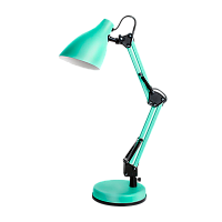 Светильник настольный Camelion KD-331 40W 230V E27 на основании 1.6м мятный (1/6)