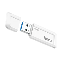 Флеш-накопитель HOCO Wise UD11 128GB USB3.0 пластик белый (1/25) 