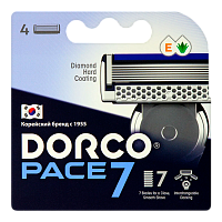 Сменные кассеты DORCO "PACE7" 7 лезвий 4шт. (цена за 1 шт) (4/96) 
