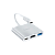 USB-Хаб HOCO HB14 1USB/Type-C/HDMI Type-C (m) USB3.0 серебряный (1/18/180)