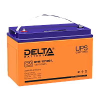 Аккумулятор свинцово-кислотный Delta DTM 12100 L 12V 100Ah 