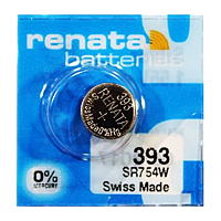 Батарейка Renata 393 Silver Oxide 1.55V (1/10/100)