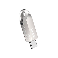 Флеш-накопитель HOCO UD8 16GB USB3.0 Type-C (m) металл серебряный (1/50)