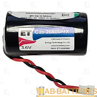 Батарея ET Gas-26500MXCN 3.6В, cell made in China