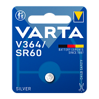 Батарейка Varta 364 (SR621SW) BL1 (на крючок) Silver Oxide 1.55V (1/10/100)