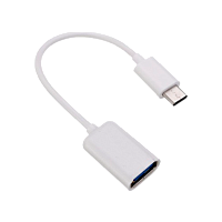 Адаптер KS-IS KS-297 Type-C (m)-USB2.0 (f) OTG белый