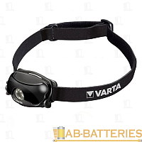 Фонарь налобный Varta HEADLIGHT 1LED от батареек (13630) черный