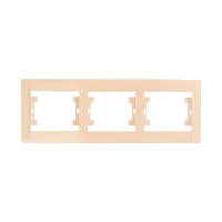 Рамка Makel Defne 3пост. кремовый 42010703 (1/20)