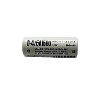 Аккумулятор ET D-4/5A1500 17.0*43.0, 1.2В, 1500мАч, Ni-CD (1/60/360)