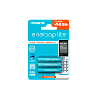 Аккумулятор предзаряженный RTU Panasonic HR03 AAA BL3 NI-MH eneloop lite DECT 550mAh (3/30)