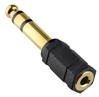Переходник AUX Perfeo Jack 6.5mm (m)-Jack 3.5mm (f) черный (1/200)