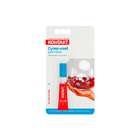 Супер-клей Контакт 3г для стекла BL1 (1/10/120)