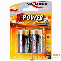 Батарейка ANSMANN X-POWER  LR14 BL2