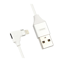 USB кабель REMAX RL-LA01 (IPhone 5/6/7/SE) (1M, 2.1A) Белый