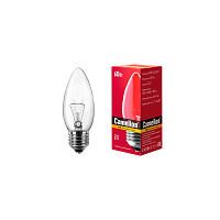 Лампа накаливания Camelion E27 60W 220V свеча матовая (1/100)