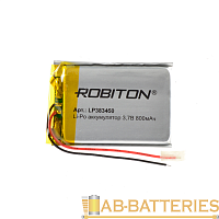 Аккумулятор ROBITON LP383450 3.7В 800мАч PK1