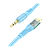 Кабель AUX HOCO UPA25 Jack 3.5mm (m)-Lightning (m) 1.0м нейлон синий (1/31/310)