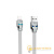 Кабель HOCO U14 USB (m)-Lightning (m) 1.2м 2.4A TPE серый (1/50/300)