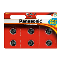Батарейка Panasonic Power Cells CR2032 BL6 Lithium 3V (6/120/480)