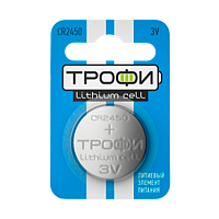 Батарейка Трофи CR2450 BL1 Lithium 3V (1/10/240)