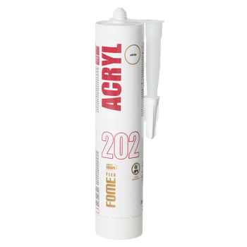 Герметик FOME FLEX Acryl 202 310мл акриловый белый (1/12)