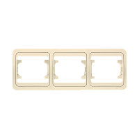 Рамка Makel Mimoza 3пост. кремовый 32013 (1/20)