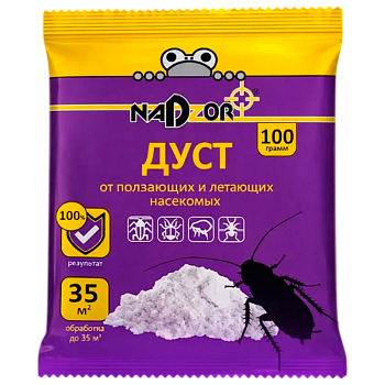 Дуст Nadzor от ползающих насекомых 100г (1/50)