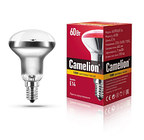 Лампа накаливания Camelion R50 E14 60W 220-240V рефлектор прозрачная (1/100)