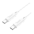 Кабель HOCO X88 Type-C (m)-Type-C (m) 1.0м 60W ПВХ белый (1/420)