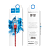 Кабель HOCO X14 USB (m)-Type-C (m) 2.0м 1.7A нейлон красный черный (1/33/330)