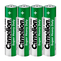 Батарейка Camelion Super R03 AAA Shrink 4 Heavy Duty 1.5V (4/60/1200/84000)