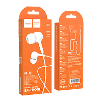 Наушники внутриканальные HOCO M82 с микр. белый (1/21/210)
